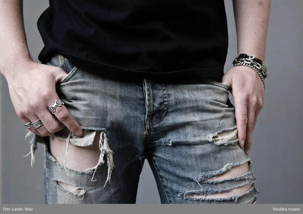 Modemakt Slitsade jeans