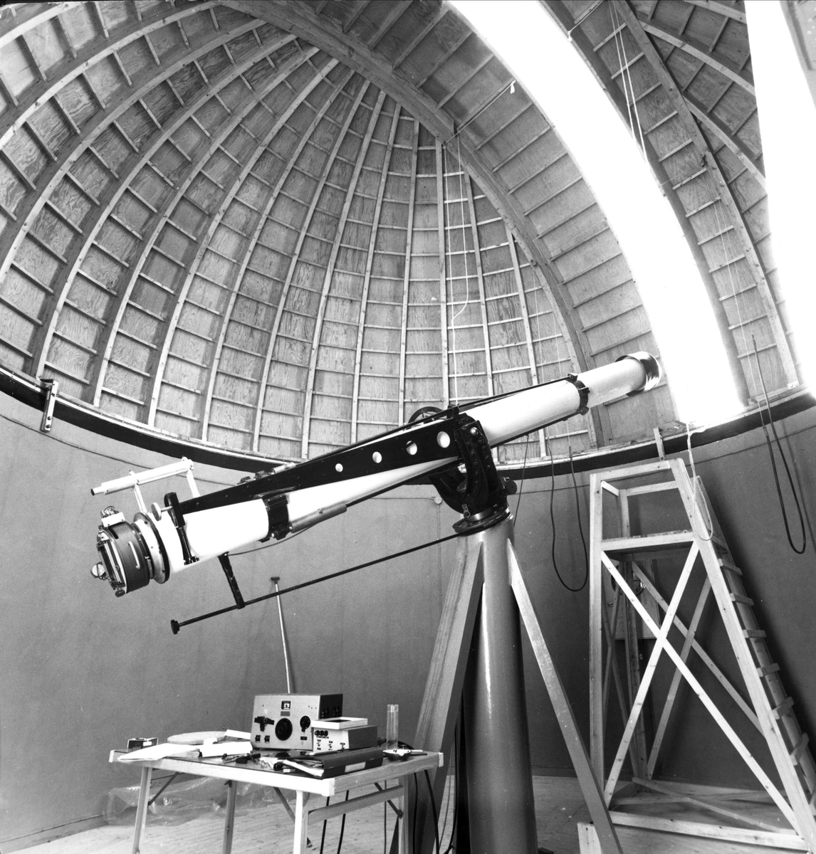 Interiör, sannolikt från observatoriet i Hällby, Uppsala