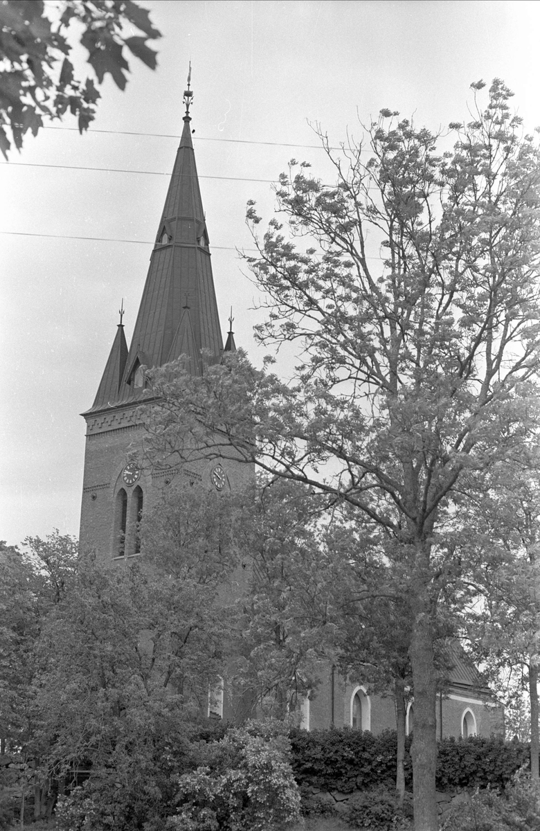 Danmarks kyrka, Kyrkogården 1:1, Danmarksby, Danmarks socken, Uppland 1978