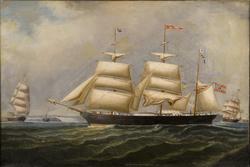 Baistow af Fredrikshald Cap. Martin Verner Queenstown 1873 [