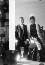 Brudebildet til Jørgen Tengs og Amanda Kielland