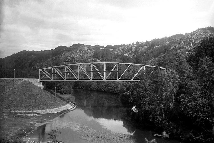 Enligt tidigare notering: "Järnvägsbron över Kvistrumsälven vid Munkedal."