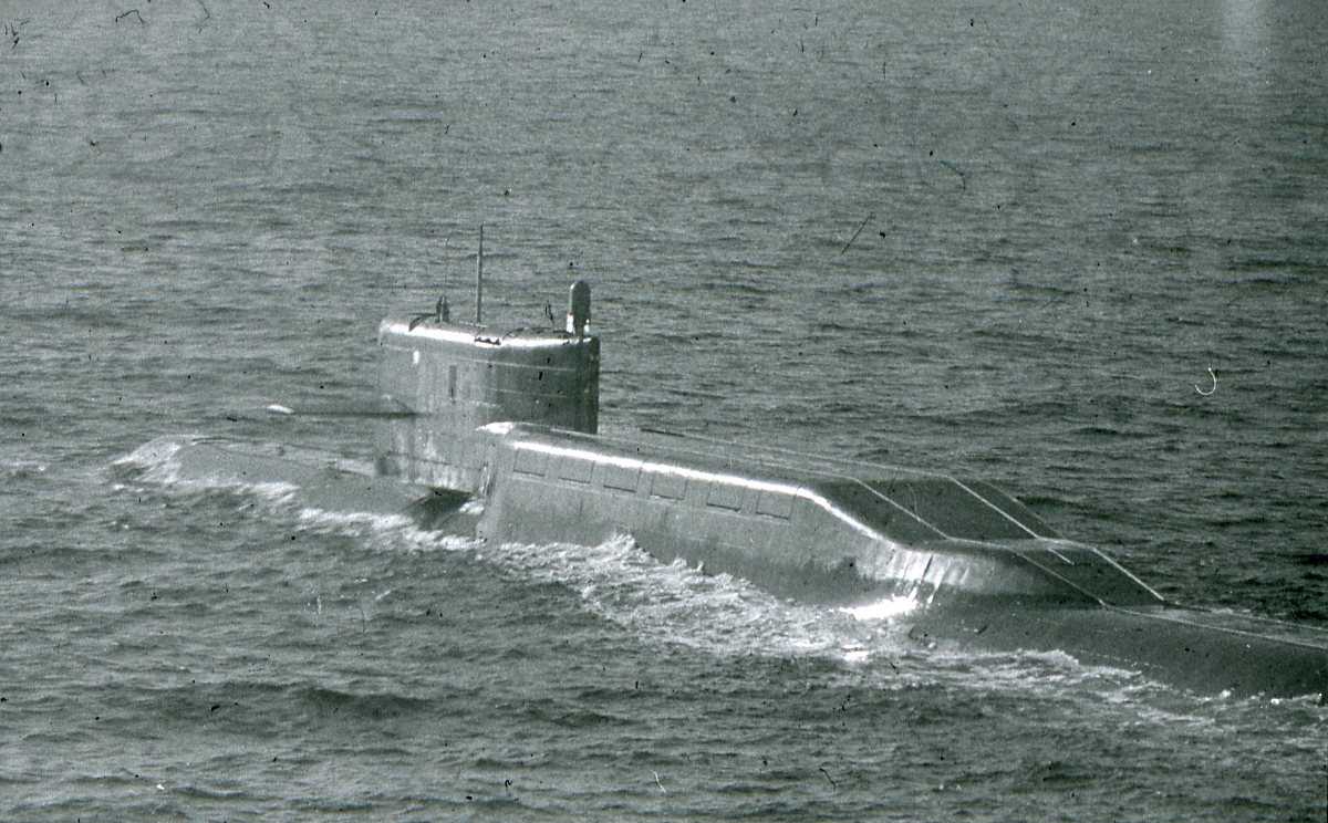 Russisk ubåt av Delta - klassen.