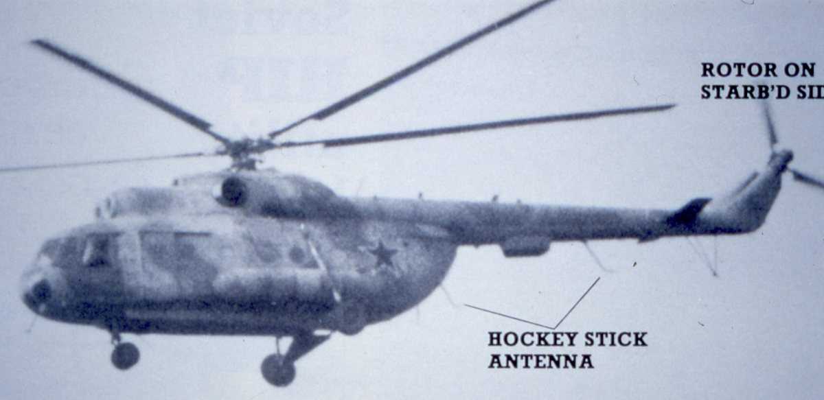 Russisk helikopter av typen Mil Mi-8 Hip G.