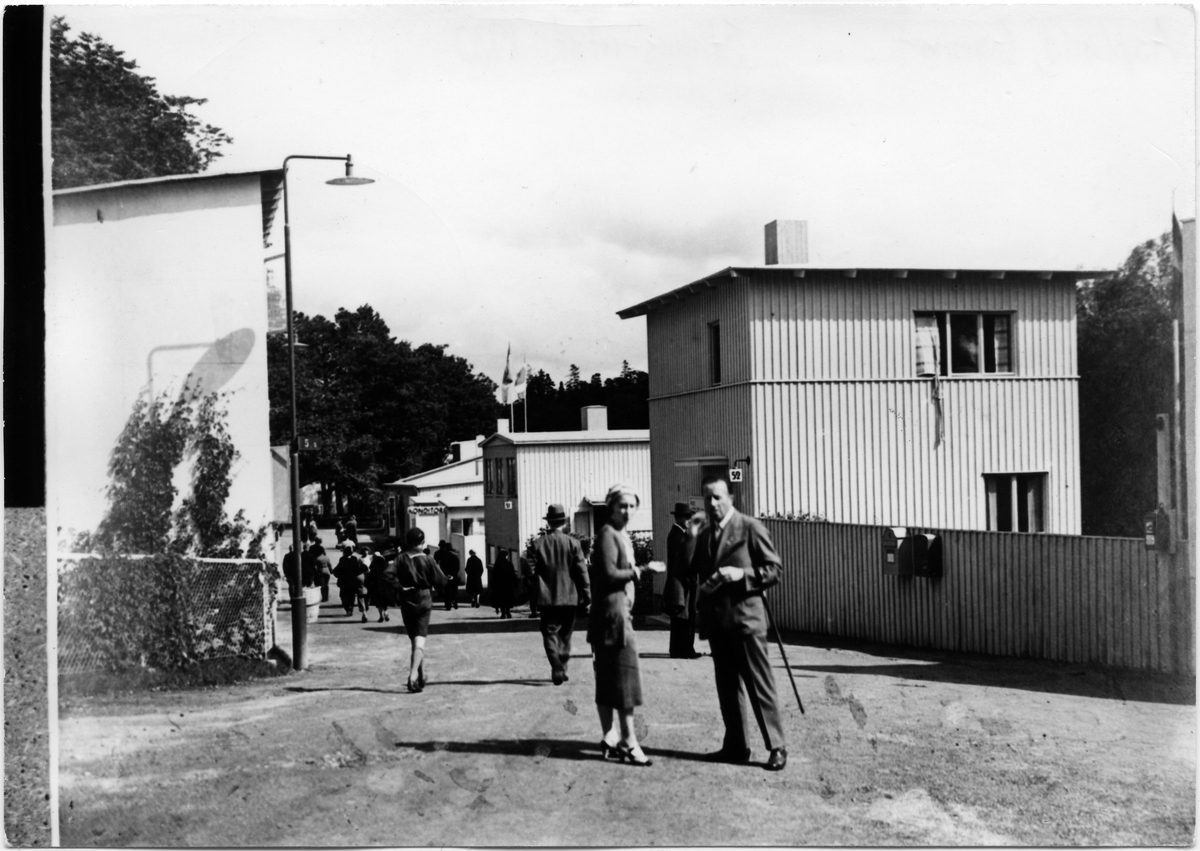 Stockholmsutställningen 1930
Infarten till Egna hems-området.