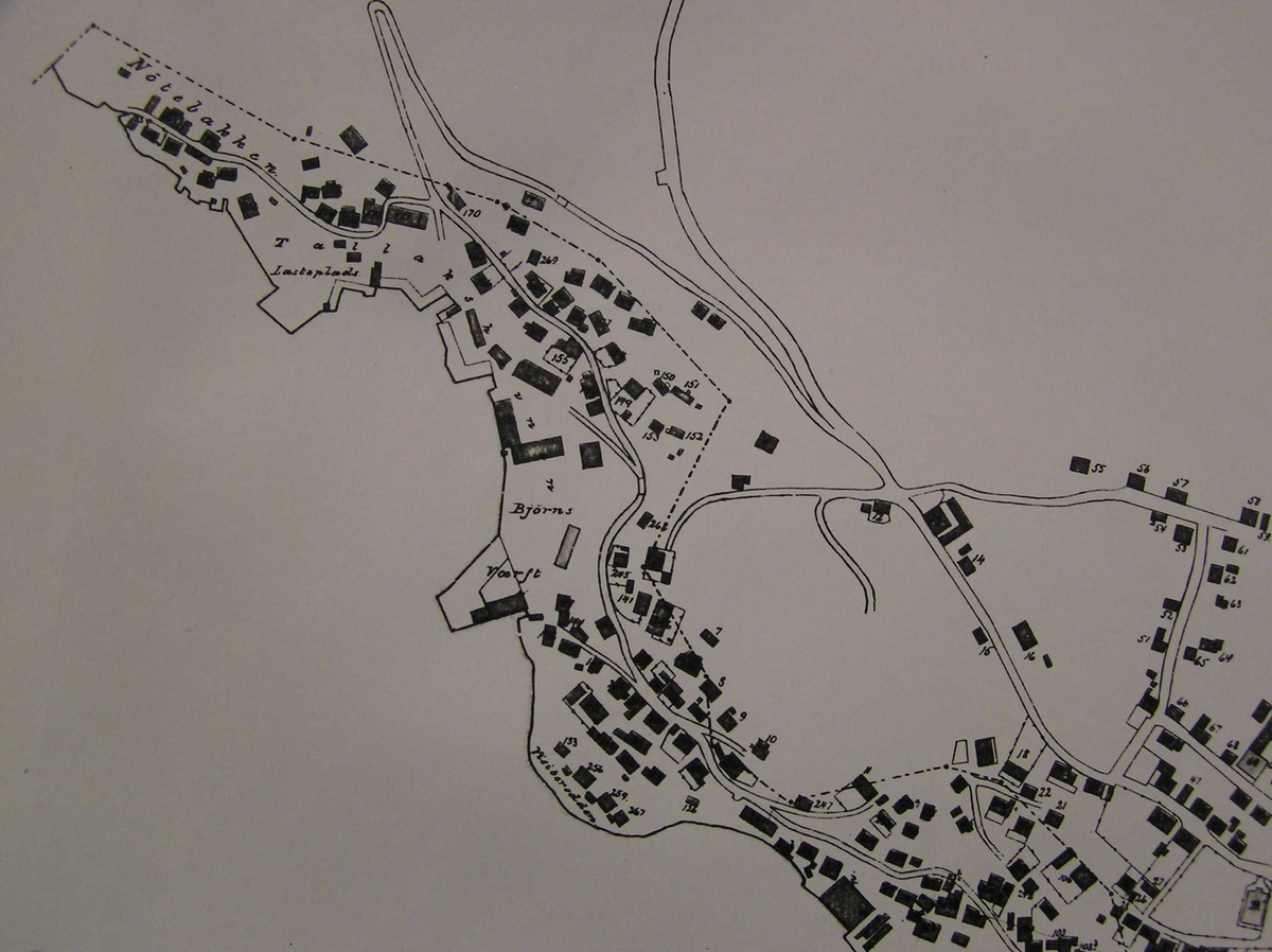 Kart over Kragerø byomrade