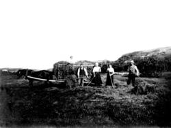 Fra venstre: Elfrid Garstad, Arne Garstad, Olga og Anna Gars