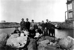 Ukjente feriegjester på Urholmen i Flatanger