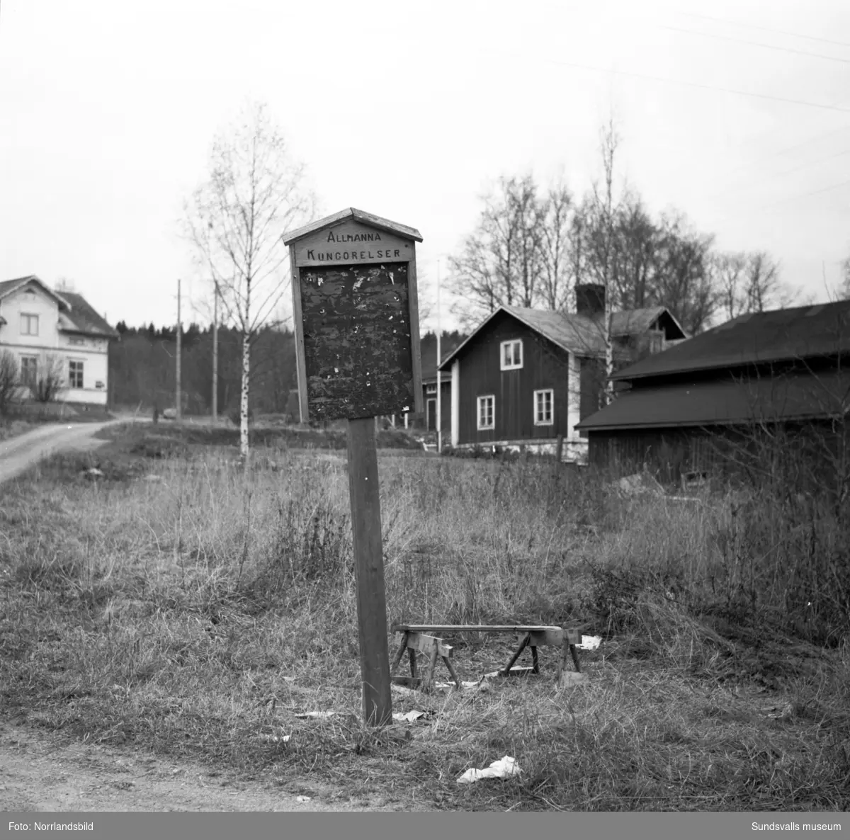 Sågverksarbetarbostäder från 1890-talet i Nacka, Alnö.