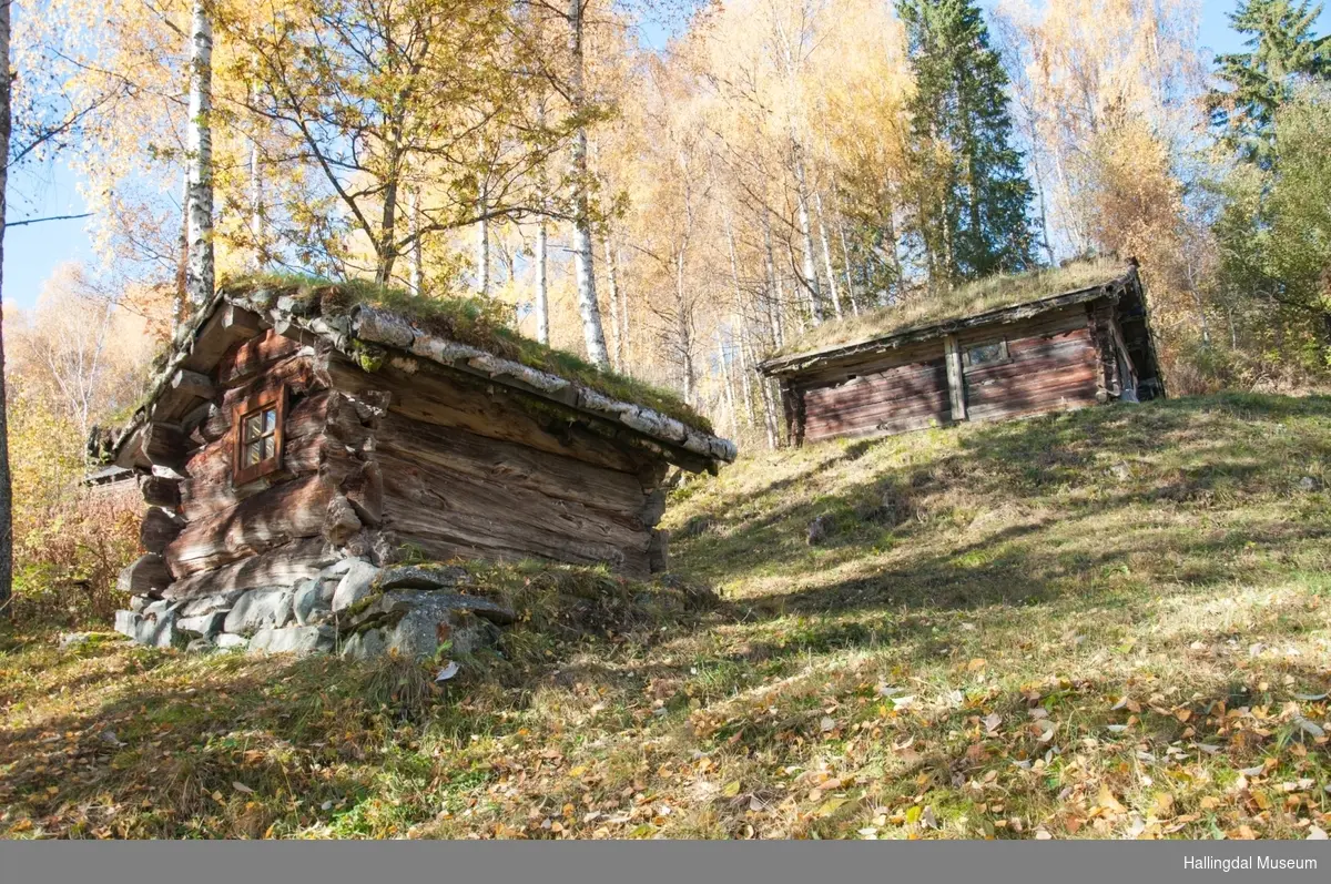 Kalvefjøs fra Fetjasølen (Bakka) på Ål Bygdamuseum, Leksvol