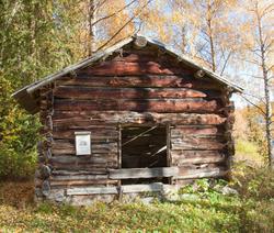 Løe fra Øyestølen på Veståsen Ål Bygdamuseum, Leksvol