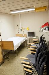 Fra sykestua på Valhall QP.