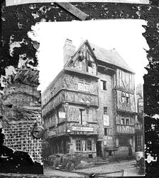 Gammelt hus i Bayeux, Frankrike