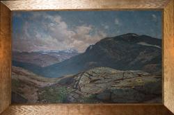 Fjellandskap, 1901 [Olje på lerret]