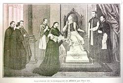 Approbasjon av jesuittordenen av Pave Paul III
