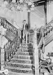 Amerika. New York. S/S Pilgrim interiør