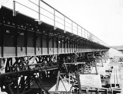 Bjerke bru : ferdig bru, prøvebelastning 26. august 1936
