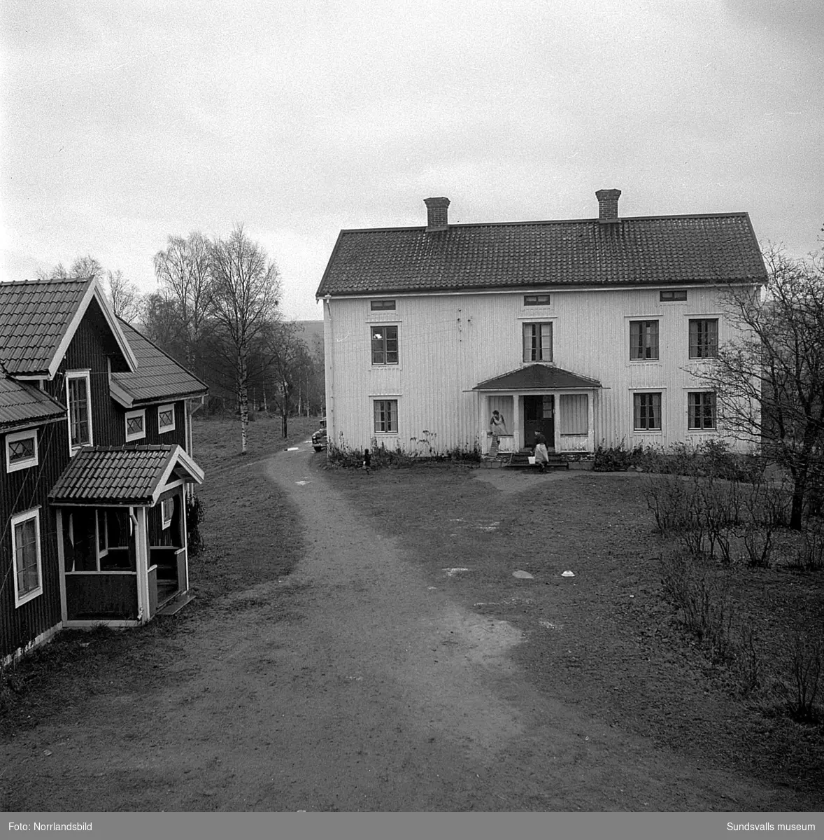 Gården i Selånger där Medelpads första folkskola låg, Nävsta skola som startade 1847.