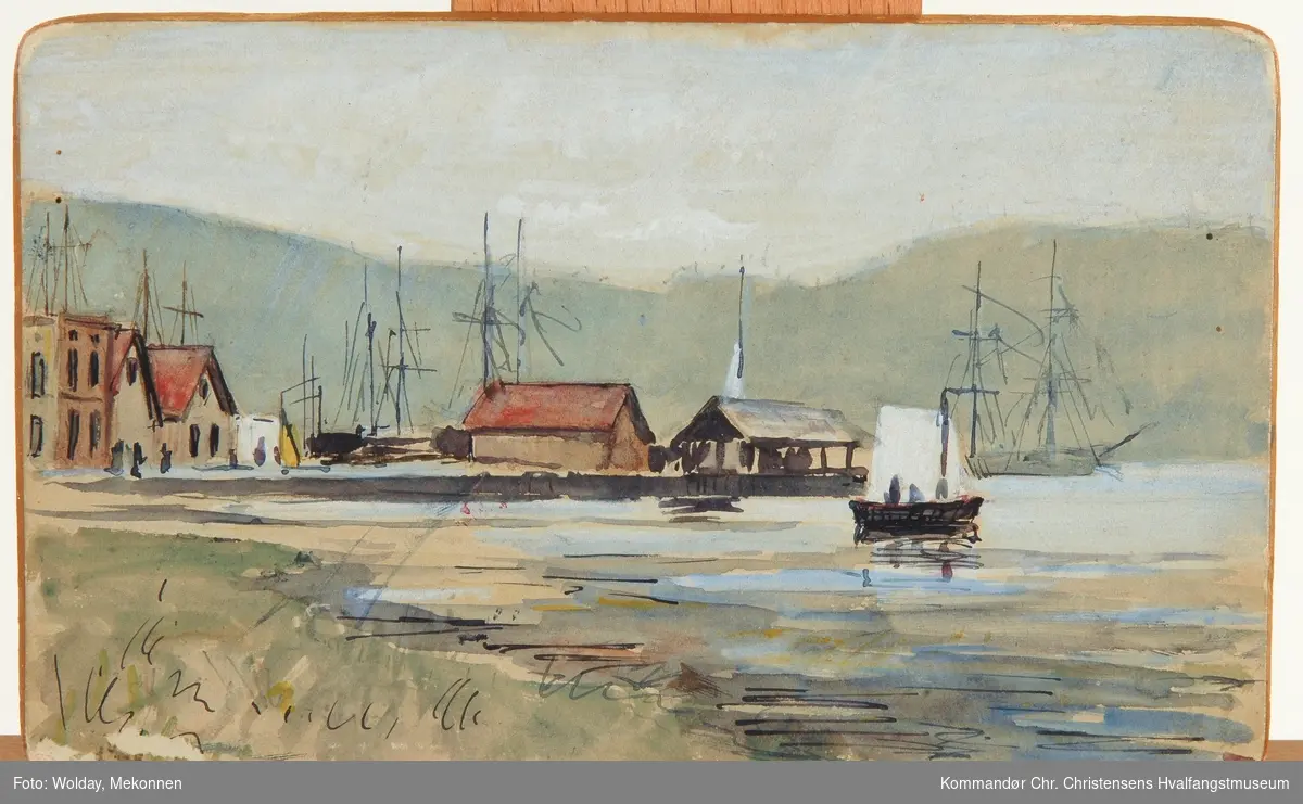 Sandefjord brygge, ant.1888 eller 1889
