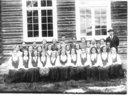 Konfirmasjon ved Skjåk kyrkje 1948