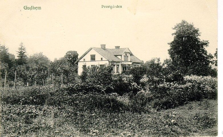 Gudhems prästgård omkr. 1905.