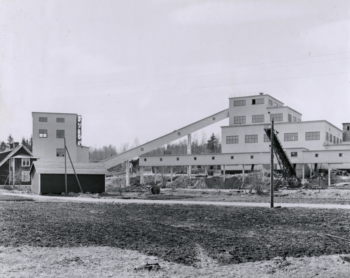 Stripa anrikningsverk vid Stripa gruva, 1946.