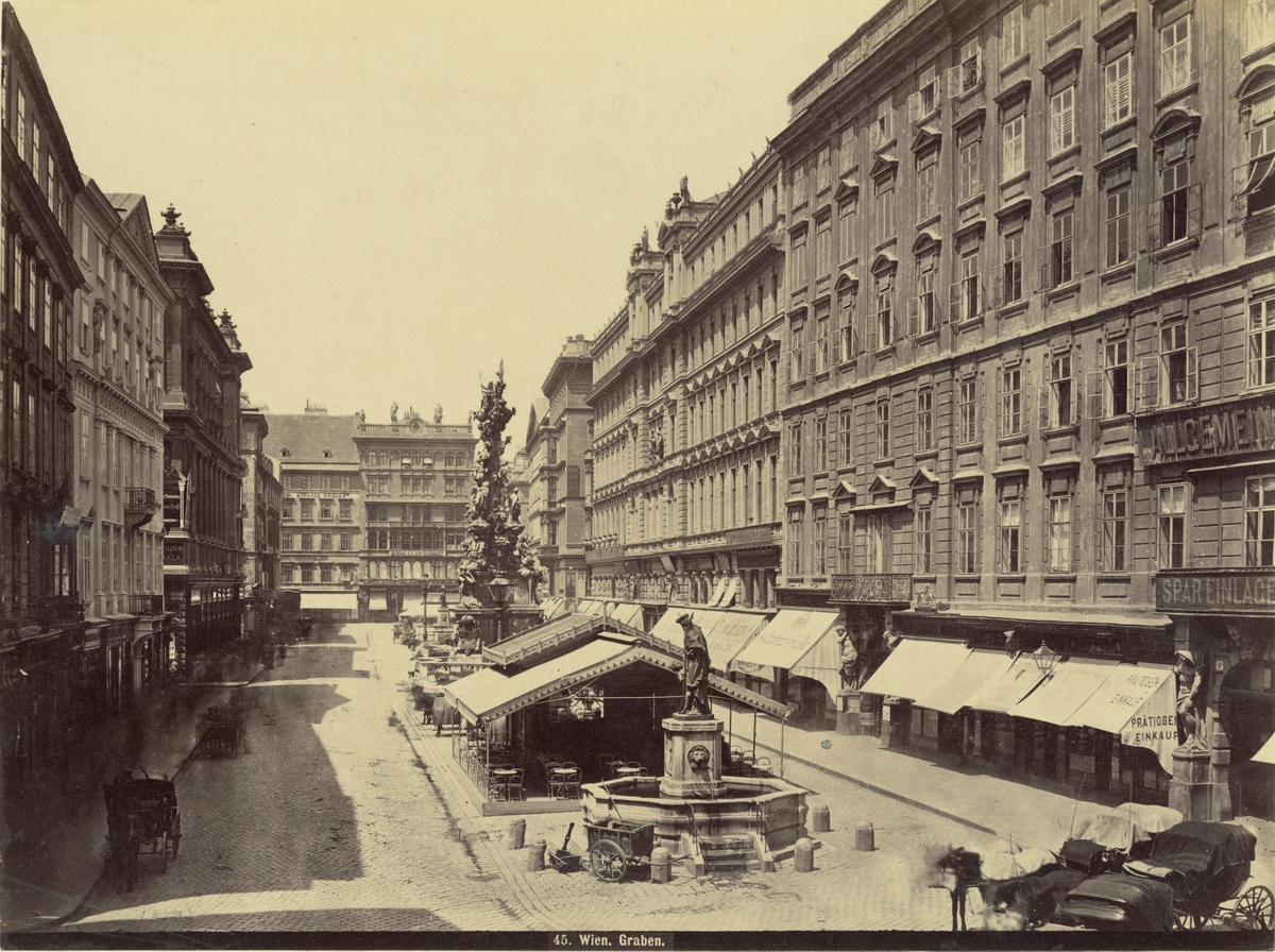 Graben i Wien 1886.