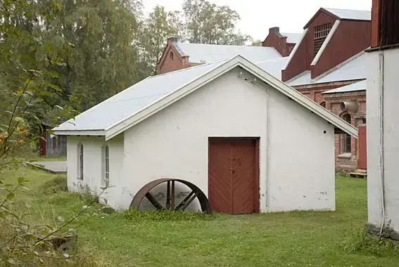 Den gamle smia på Klevfos.