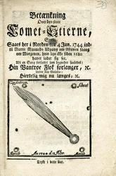 Skillingsvise om en komet fra 1744