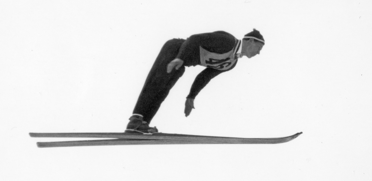 Norwegian athlete Birger Ruud in Garmisch-Partenkirchen 1936.
