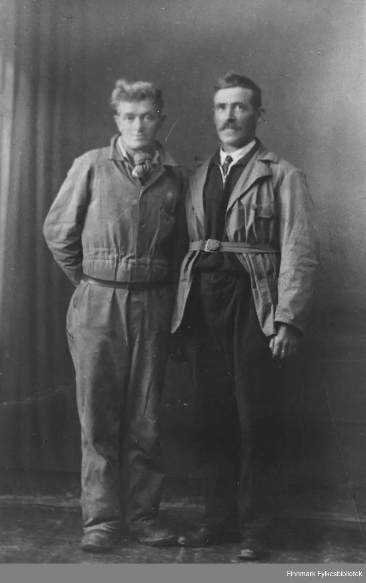 Albert Mikkelsen og Hans Brevik fotografert i Vardø.