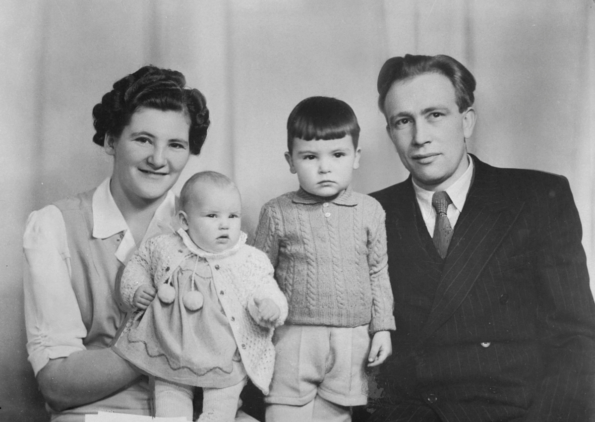 Olaf Husrem med familie