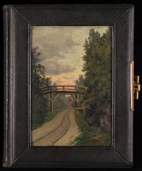 Album fra Mathiesen-familien på Linderud gård.