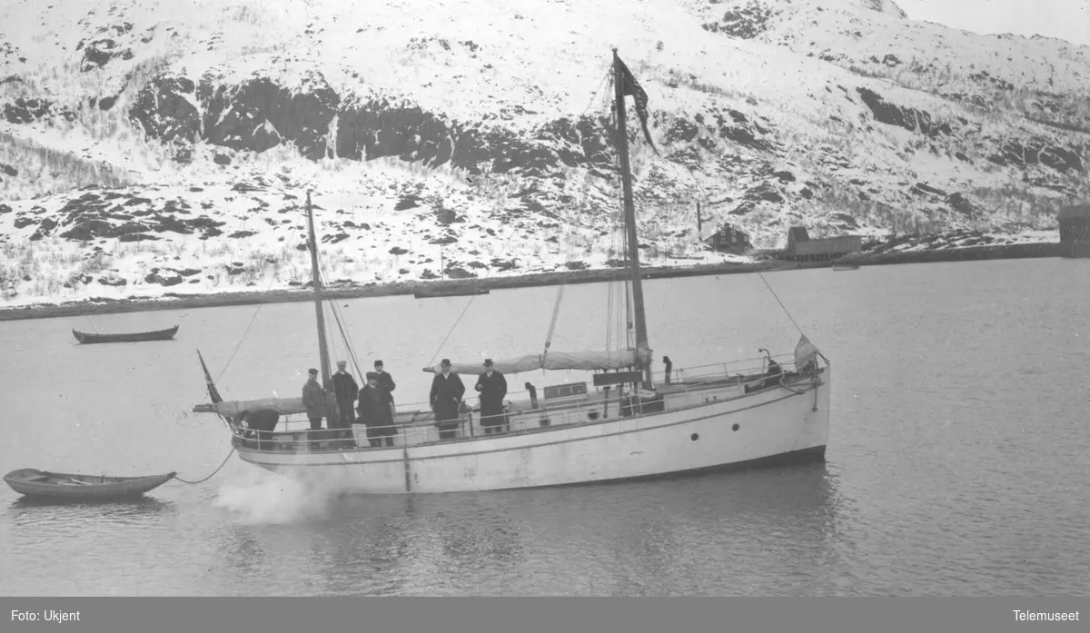 Telegrafdirektør Heftyes reise i Nord- Norge 1911. Ombord i Lødingen 19.mars. 