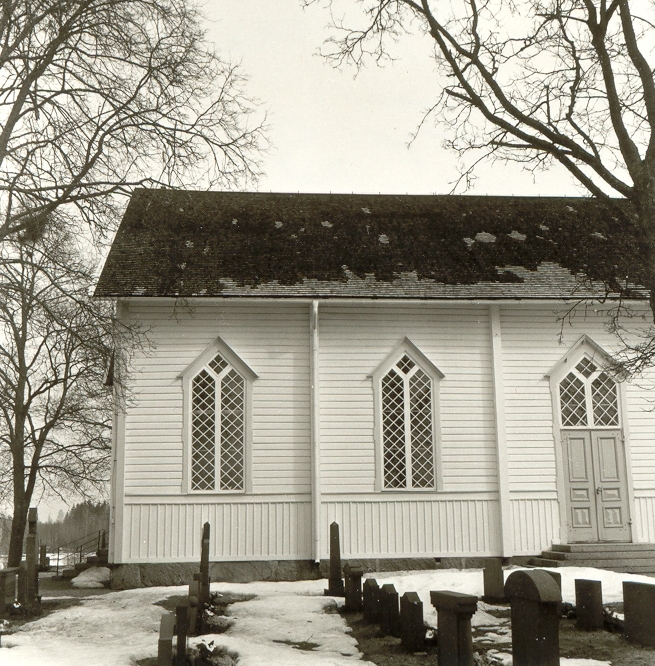 Oskars kyrka: Foto från söder