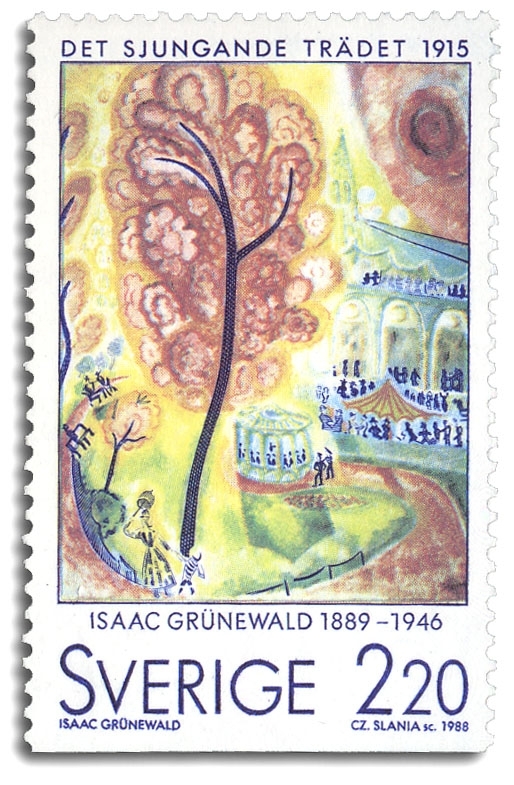 Det sjungande trädet, målning av Isaac Grünewald.