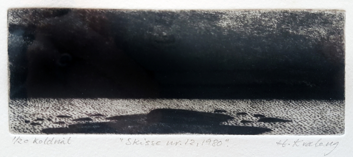 Kvaleng arbeider med metallgrafikk og sine motiver henter han ofte fra Østfold. De første årene rendyrket han temaer som land, hav og himmel i naturskildringer med noen få, utvalgte detaljer. Formatene var små, ofte helt ned til miniatyrer. Senere har bildene hans fått mer preg av tradisjonell landskapsbeskrivelse.