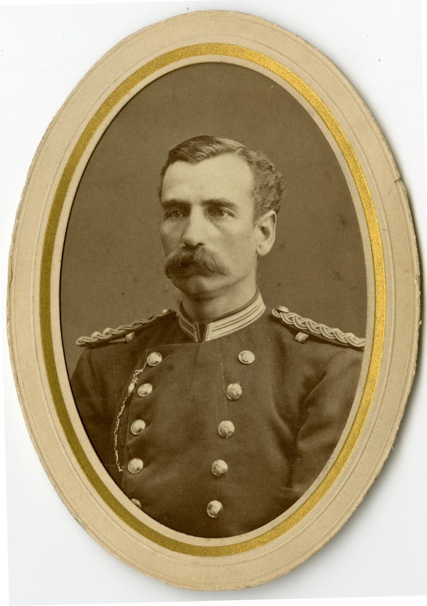 Porträtt av Anders Nilsson, kapten vid Södra skånska infanteriregementet I 25.