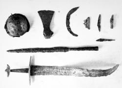 "Flemmafunnet". Diverse arkeologiske funn fra Flemma i Gjemn