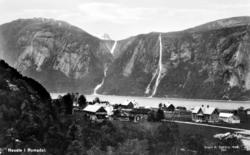 Postkort: 254 ";Nauste i Romsdal. Eneret G. Sverdrup 1939.";