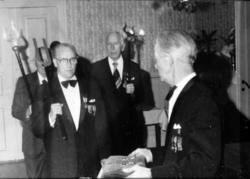 Fra Mannssangforeningen ";Varde's"; sangerfest, hvor vi ser 