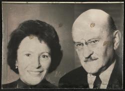 Gerda Ring og Halfdan Christensen.