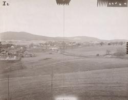 Bebyggelsen langs gamle Trondheimsvei.