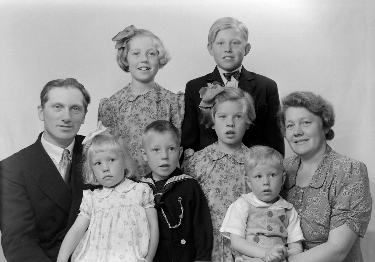Arthur Wahl med familie