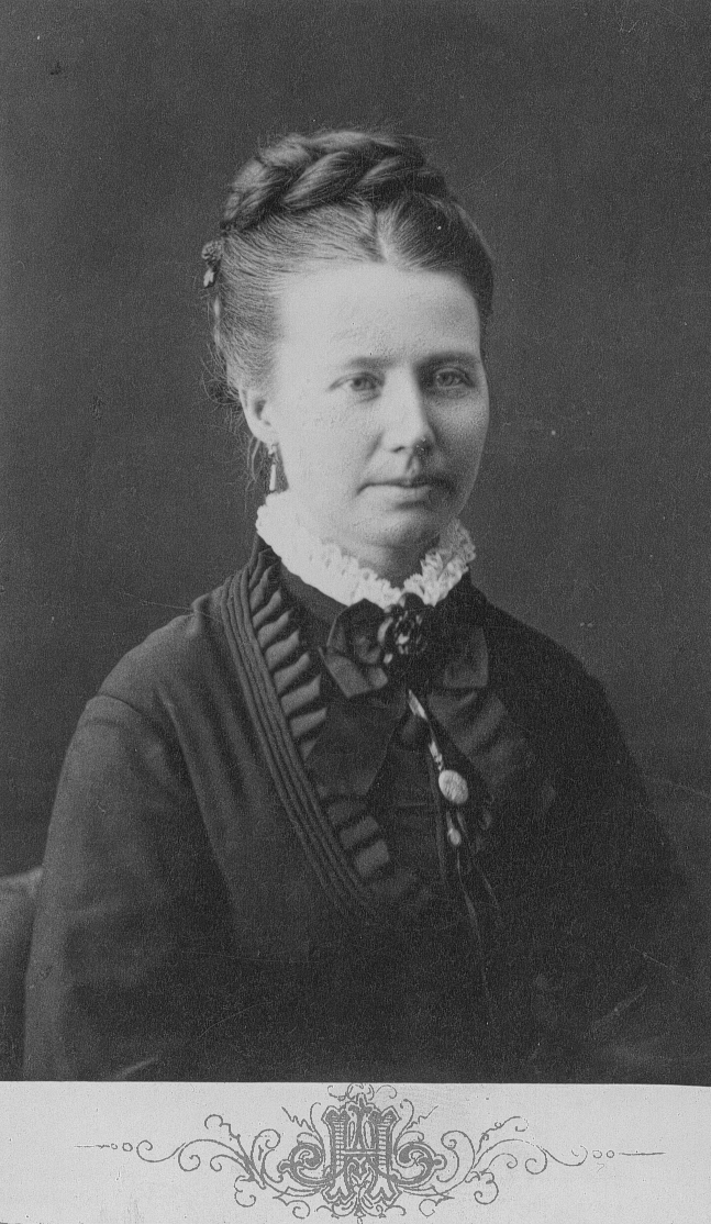 Fru Johansson, gift med byggmästare Johansson.
