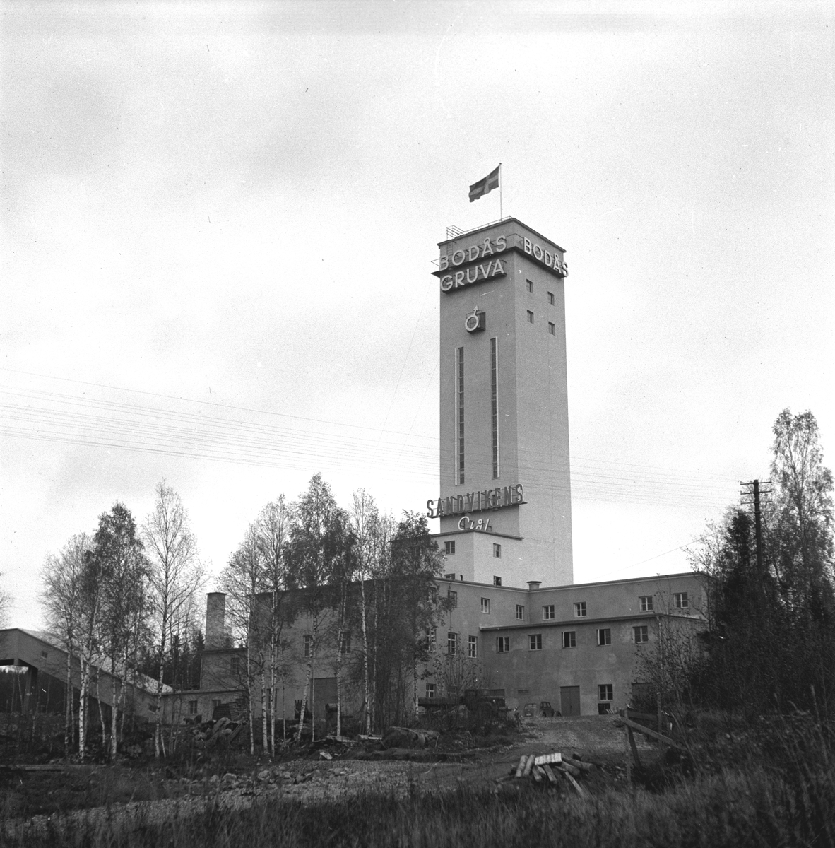 Bodåsgruvan utanför Torsåker. 22 oktober 1948.