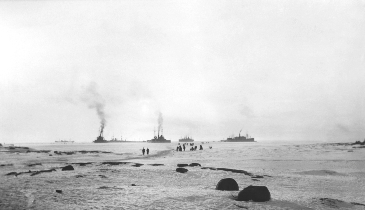 Fartyg vid  Åland 1918