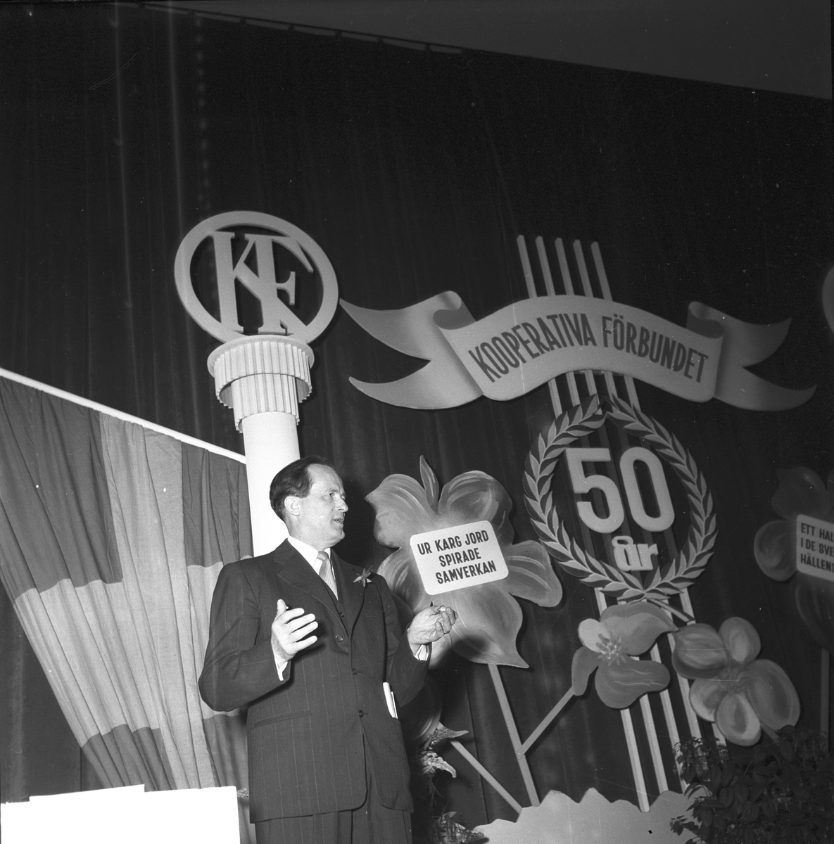Kooperativa förbundets 50-års jubileum. 29 maj 1949.