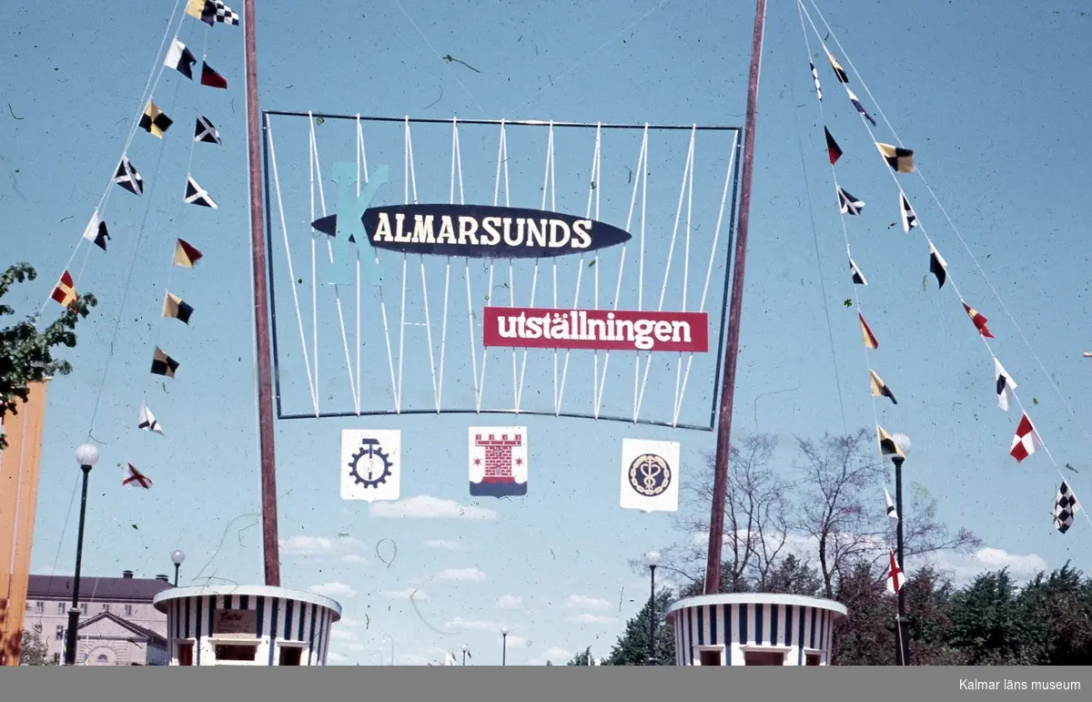 Från Kalmarsundsutställningen i Kalmar 1955.