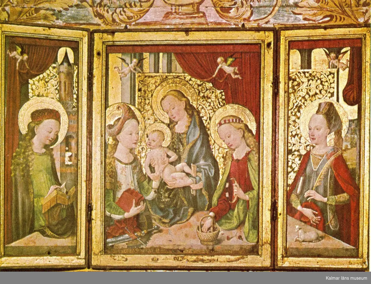 Altarskåpet från 1470-talet, tillverkat av Bernt Notke.